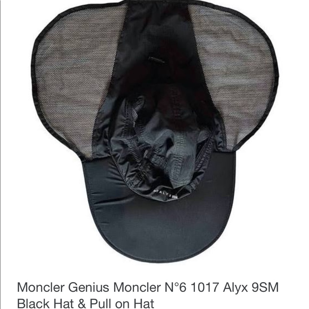 Moncler Genius Moncler Black Hat & Pull on Hat